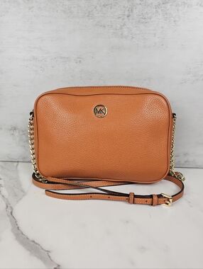Michael Kors Orange Fulton Crossbody